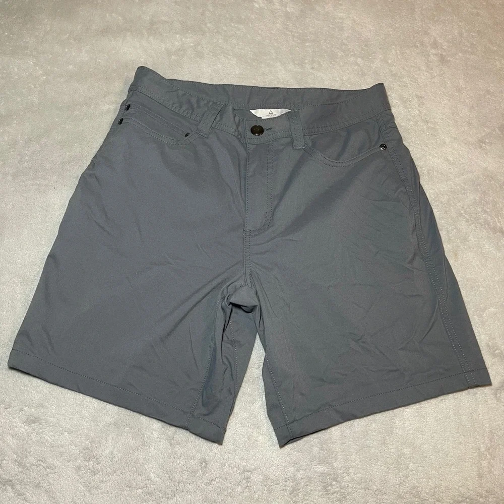 Ascend Shorts Men 32 Gray Hiking Nylon Stretch Outdoor Cargo Performance Fishing